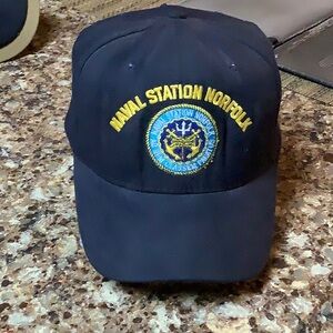 Naval Station Norfolk Embroidered Ball Cap